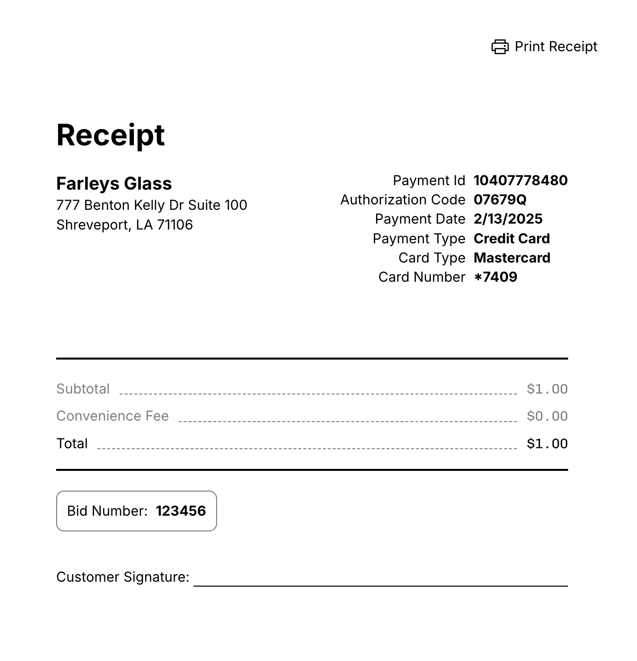 A receipt with numbers and a number on it AI-generated content may be incorrect.